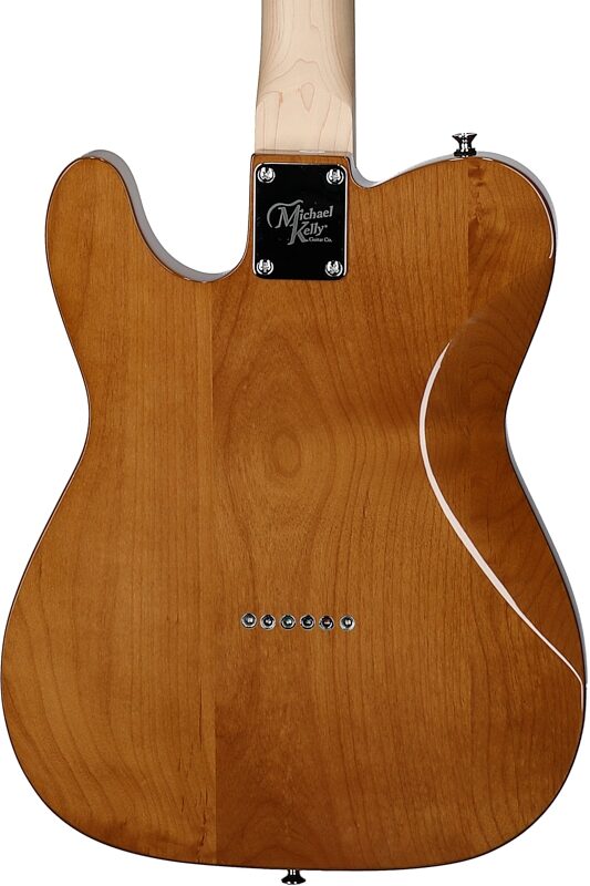 open zoom image for Michael Kelly 1953 Electric Guitar, with Maple Fingerboard, Natural, Spalted Maple Top, Body Straight Back