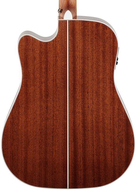 open zoom image for D'Angelico Premier Bowery Acoustic-Electric Guitar, Ice Tea Burst, Body Straight Back