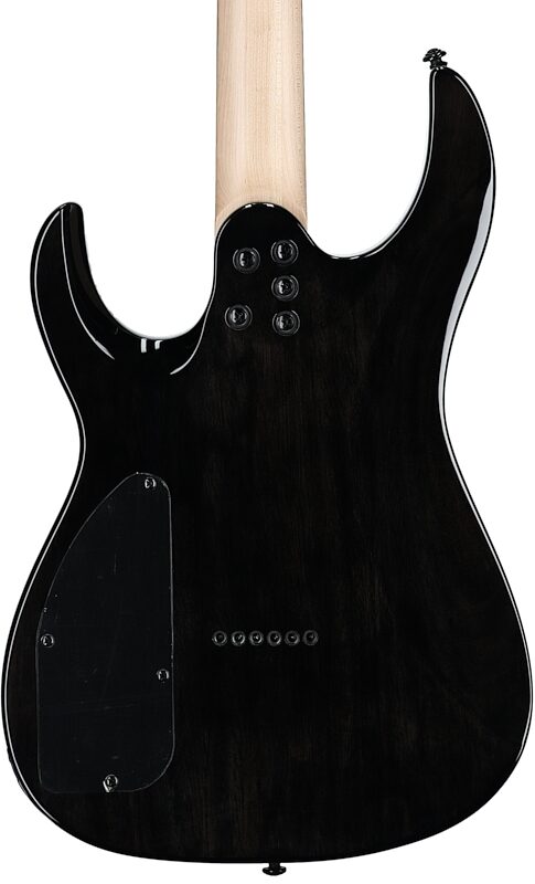 open zoom image for Legator N6SS Ninja 6 Super Shred Electric Guitar, Black, Body Straight Back