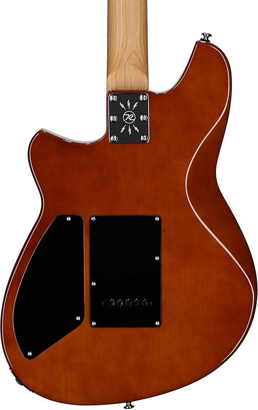 open zoom image for Reverend Descent W Baritone Electric Guitar, Baked Orange, Body Straight Back