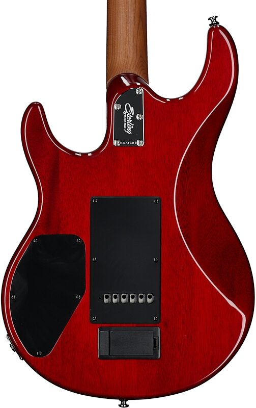 open zoom image for Sterling by Music Man LK100HSS Luke HSS Electric Guitar, Heritage Cherry Burst, Body Straight Back