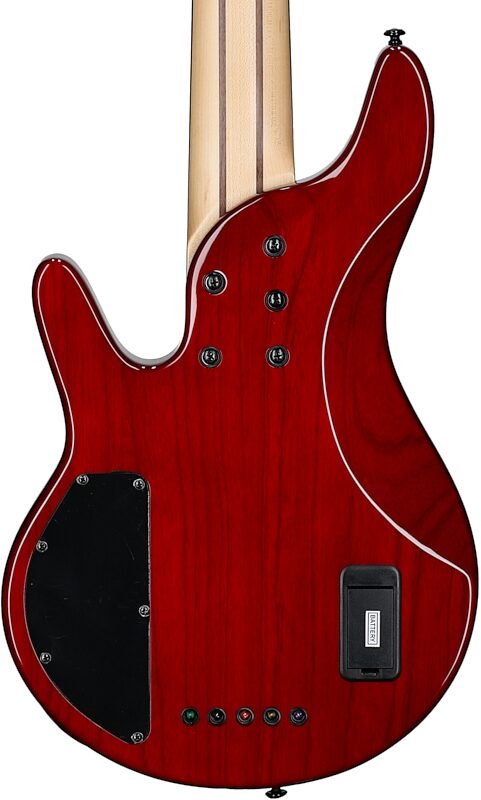 open zoom image for Michael Kelly Pinnacle 5 Custom Electric Bass Guitar, 5-String, Cherry Burl, Body Straight Back