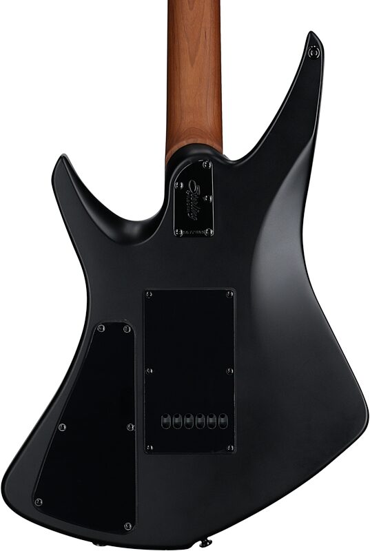 open zoom image for Sterling by Music Man Kaizen Electric Guitar, Stealth Black, Rosewood Fretboard, Body Straight Back