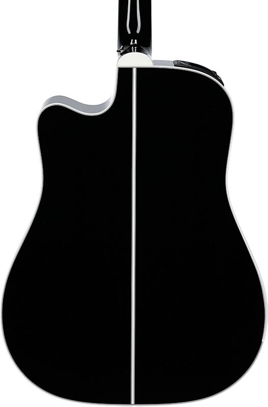 open zoom image for Takamine EF341SC Acoustic-Electric Guitar (with Case), Gloss Black, Body Straight Back