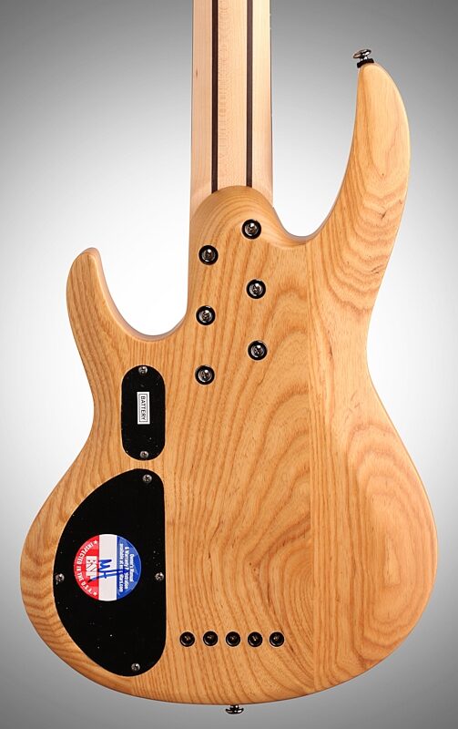 open zoom image for ESP LTD B-205SM Fretless Electric Bass, 5-String, Natural Satin, Body Straight Back