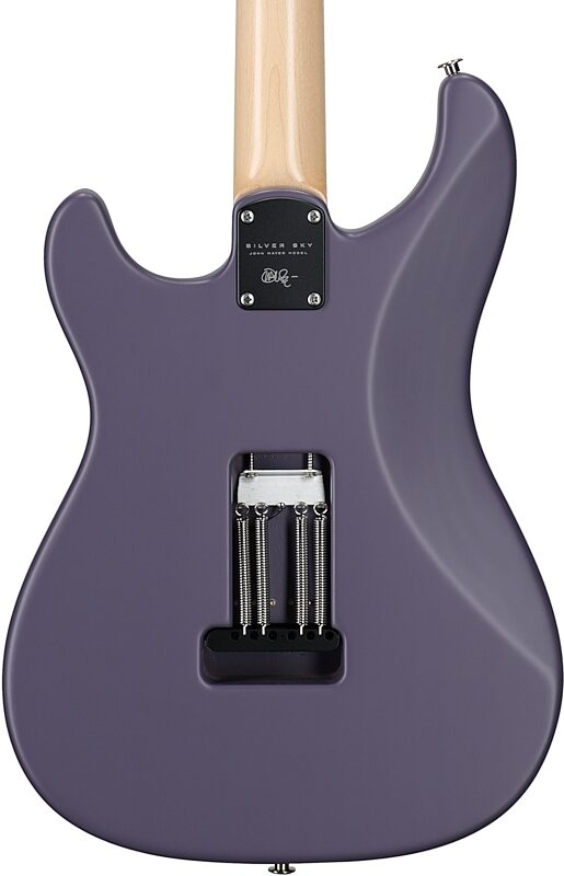 open zoom image for PRS Paul Reed Smith John Mayer Silver Sky Satin Electric Guitar (with Gig Bag), Black Plum, Body Straight Back