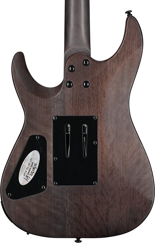 open zoom image for Schecter Omen Elite-6FR Electric Guitar, Charcoal, Open Box (Good), Body Straight Back