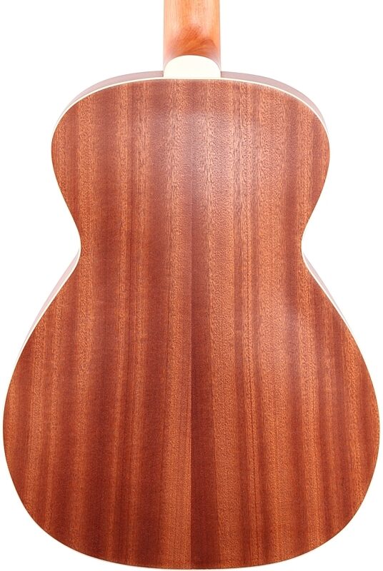 open zoom image for Guild M-240E Troubadour Acoustic-Electric Guitar, Vintage Sunburst, Body Straight Back