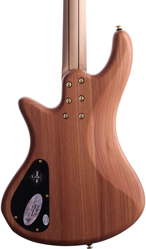 open zoom image for Schecter Stiletto Custom Electric Bass, Natural, Body Straight Back