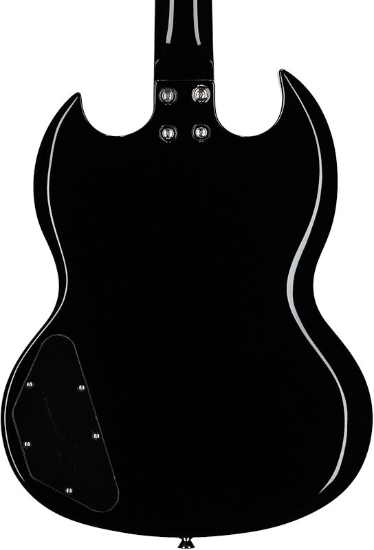 open zoom image for Epiphone SG Tribute Plus Electric Guitar, Ebony Burst, Body Straight Back