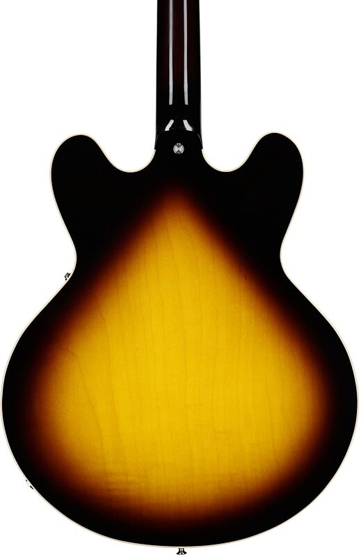 open zoom image for Heritage Standard H-535 Semi-Hollowbody Electric Guitar (with Case), Original Sunburst, Body Straight Back