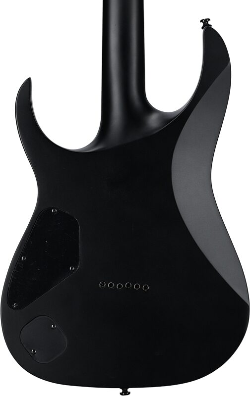 open zoom image for Ibanez RGRTB621 Iron Label Electric Guitar, Black Flat, Body Straight Back