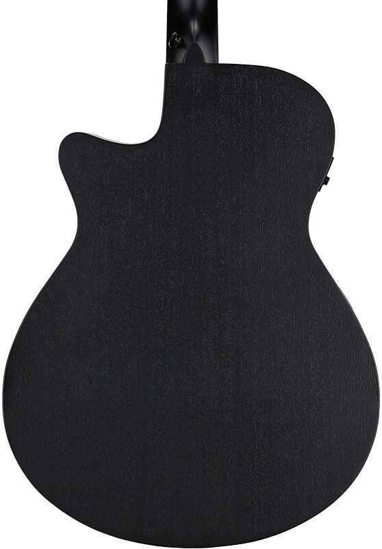 open zoom image for Ibanez AEG621 Acoustic-Electric Guitar, Black Out, Body Straight Back