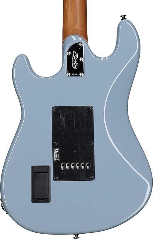 open zoom image for Sterling by Music Man Cutlass CT50 Plus Electric Guitar, Aqua Grey, Rosewood Fretboard, Open Box (Very Good), Body Straight Back