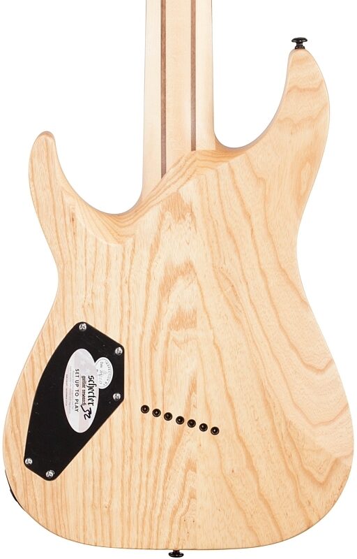 open zoom image for Schecter Reaper 7MS Electric Guitar, 7-String, Inferno Burst, Body Straight Back