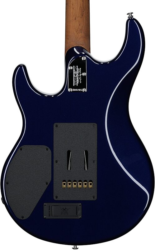 open zoom image for Ernie Ball Music Man Luke 4 HSS Electric Guitar, Butane Blue, Rosewood Fretboard, Body Straight Back