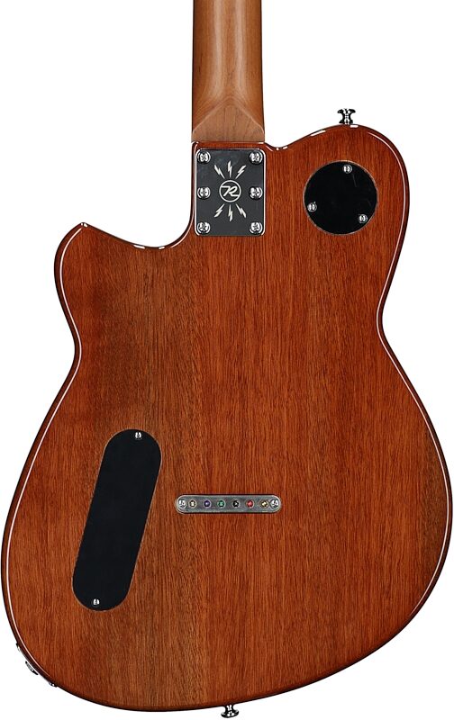open zoom image for Reverend Charger Air HH Semi-Hollowbody Electric Guitar, High Tide Blue, Open Box (Very Good), Body Straight Back