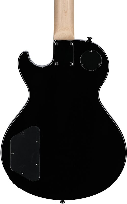 open zoom image for Dean Thoroughbred X-QM Electric Guitar, Transparent Blue, Body Straight Back