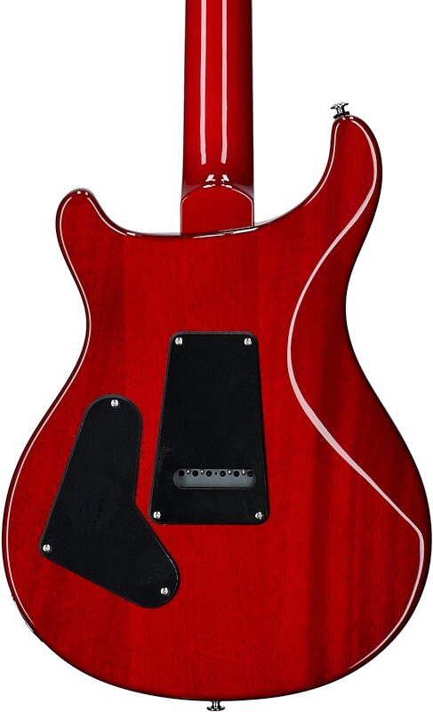 open zoom image for PRS SE Custom 24 V2 Electric Guitar (with Gig Bag), Charcoal Cherry Burst, Body Straight Back