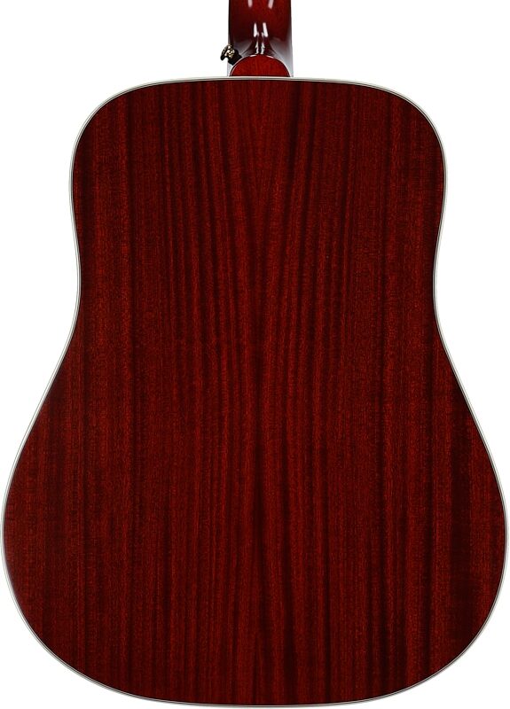 open zoom image for Epiphone Inspired by Gibson Hummingbird Standard Acoustic-Electric Guitar (with Gig Bag), Cherry Sunburst, Body Straight Back