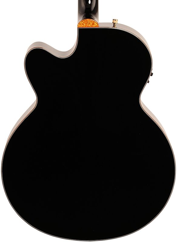 open zoom image for Gretsch G5022CBFE Rancher Falcon Jumbo Acoustic-Electric Guitar, Black, Body Straight Back