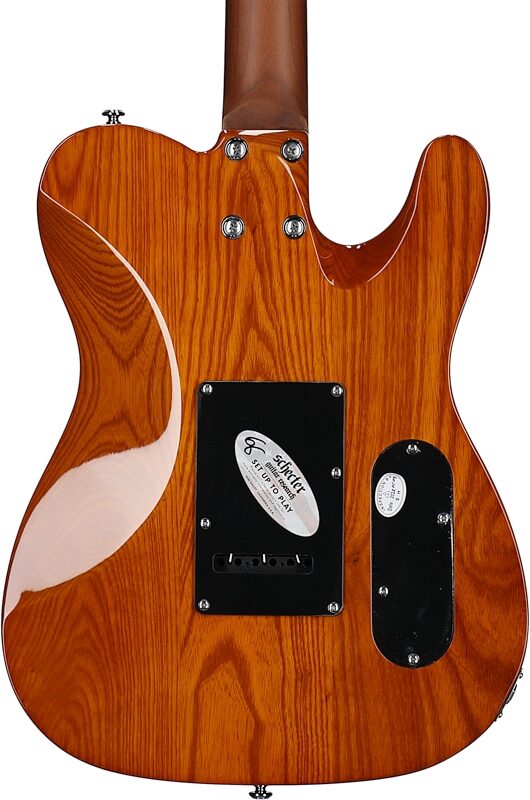 open zoom image for Schecter PT Van Nuys Electric Guitar, Left-Handed, Gloss Natural Ash, Body Straight Back
