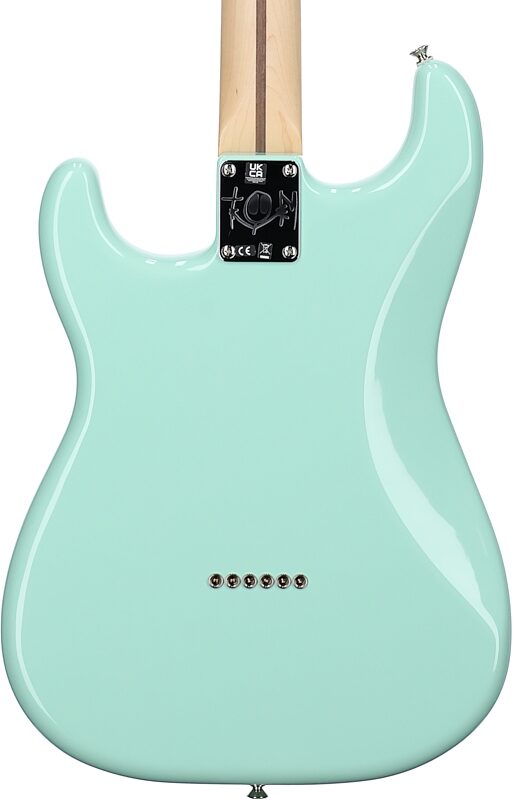 open zoom image for Fender Limited Edition Tom DeLonge Stratocaster (with Gig Bag), Surf Green, Body Straight Back