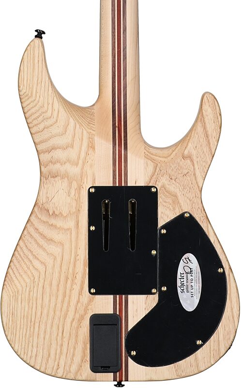 open zoom image for Schecter C-1 FRS 50th Anniversary Electric Guitar, Left-Handed, Gold Burst, Body Straight Back