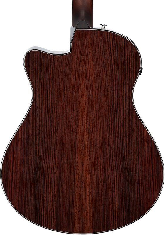 open zoom image for Ibanez AAM380CE Advanced Acoustic Guitar, Natural High Gloss, Body Straight Back