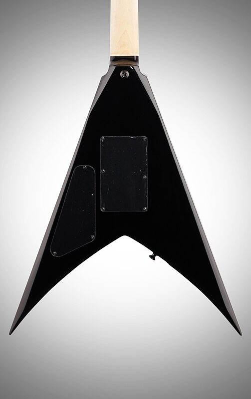 open zoom image for Jackson Pro Series King V KV Electric Guitar, Ebony Fingerboard, Gloss Black, Open Box (Very Good), Body Straight Back