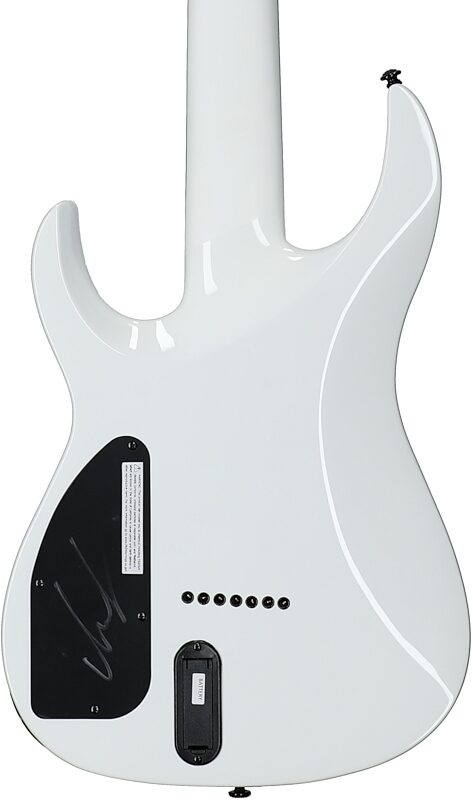 open zoom image for Legator Ninja 7 Slaughter Series Electric Guitar, 7-String, Bonebreaker White, Body Straight Back