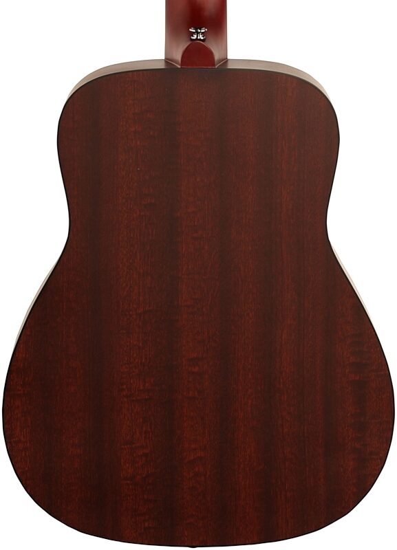 open zoom image for Yamaha JR2 3/4-Size Folk Acoustic Guitar (with Gig Bag), Tobacco Sunburst, Body Straight Back