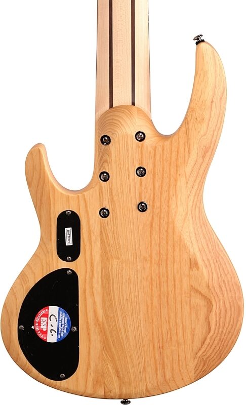 open zoom image for ESP LTD B206SM Electric Bass, 6-String, Natural Satin, Body Straight Back