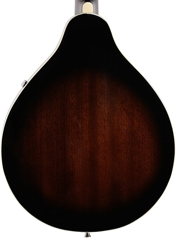 open zoom image for Ibanez M510 A-Style Mandolin, Dark Violin Sunburst, Body Straight Back