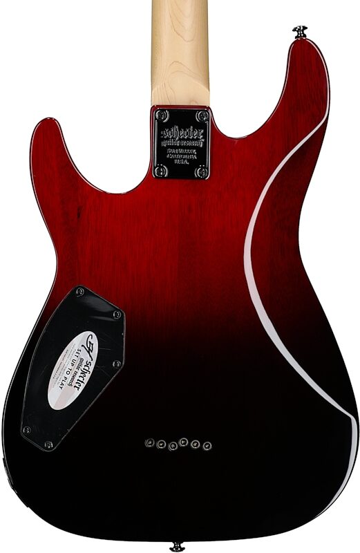 open zoom image for Schecter Omen Extreme-6 Electric Guitar, Blood Burst, Body Straight Back