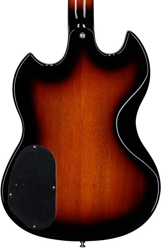 open zoom image for Guild Polara Deluxe Electric Guitar, Vintage Sunburst, Open Box (Very Good), Body Straight Back