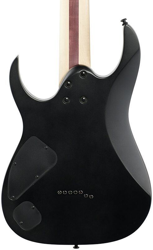 open zoom image for Ibanez RGIXL7 Iron Label Electric Guitar, 7-String, Black Flat, Body Straight Back