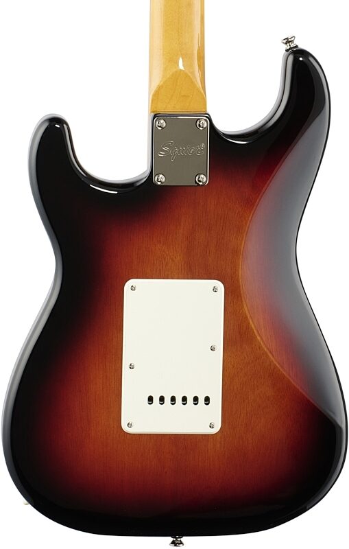 open zoom image for Squier Classic Vibe '60s Stratocaster Electric Guitar, with Laurel Fingerboard, 3-Color Sunburst, Body Straight Back