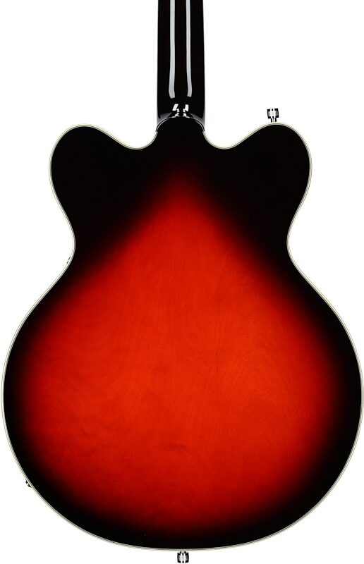 open zoom image for Gretsch G5622 Electromatic Center Block Double-Cut Electric Guitar, Claret Burst, Body Straight Back