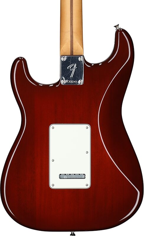 open zoom image for Fender Player II Stratocaster HSS Chambered Mahogany Electric Guitar, Mocha Burst, Body Straight Back