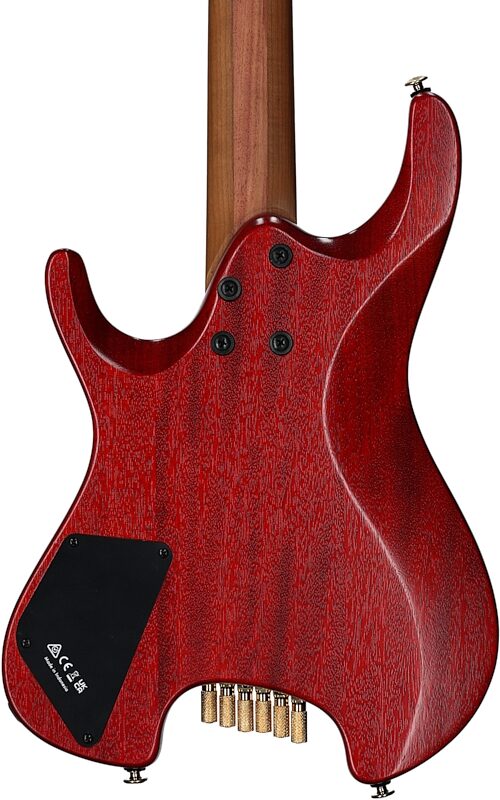 open zoom image for Ibanez Manuel Gardner Fernandes Electric Guitar (with Gig Bag), Obsidian Black, Body Straight Back