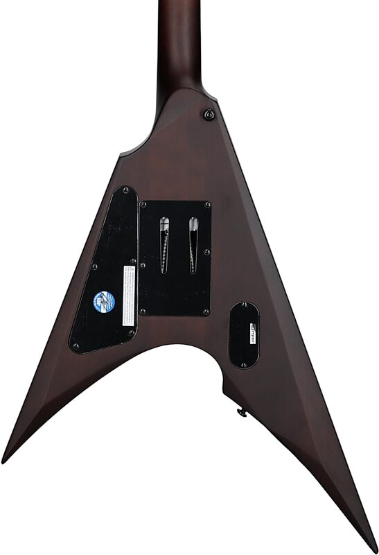 open zoom image for ESP LTD Arrow-1000QM Electric Guitar, Dark Brown Sunburst, Body Straight Back