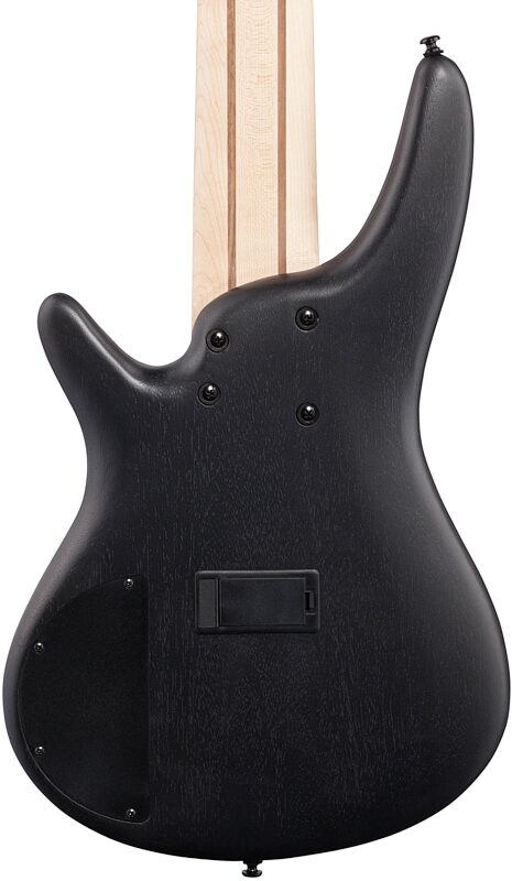 open zoom image for Ibanez SR306E Electric Bass, 6-String, Weathered Black, Body Straight Back