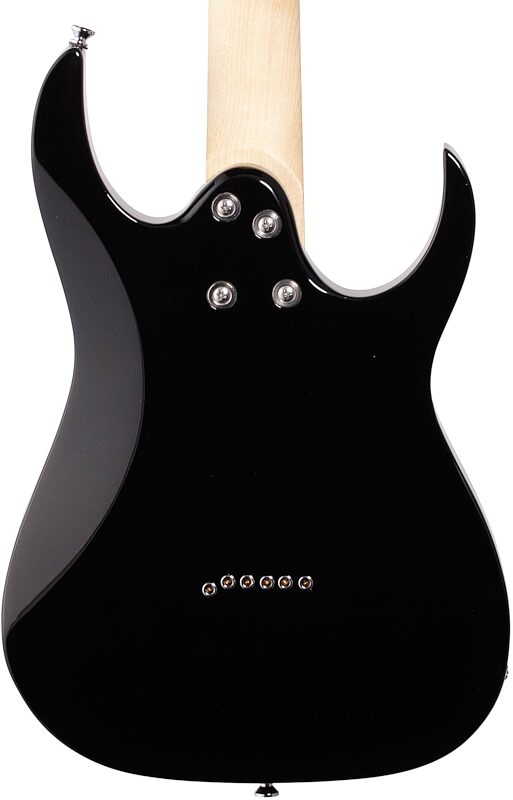 open zoom image for Ibanez GRGM21L Mikro Left-Handed Electric Guitar, Black Night, Body Straight Back