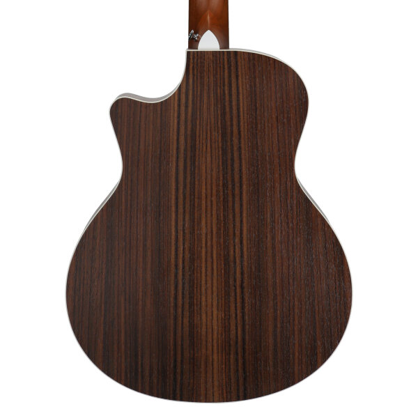 open zoom image for Kepma FC Mini Spruce/Rosewood Acoustic-Electric Guitar (with Gig Bag), Natural, with Elfin Sound System, Body Straight Back