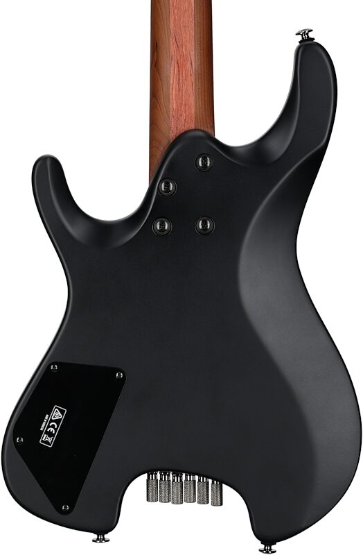 open zoom image for Ibanez Q54 Electric Guitar (with Gig Bag), Flat Black, Body Straight Back