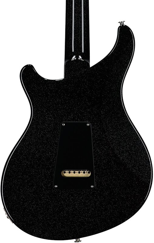 open zoom image for PRS Paul Reed Smith S2 Vela HHT Tremolo Electric Guitar (with Gig Bag), Black Rainbow Holoflake, Body Straight Back