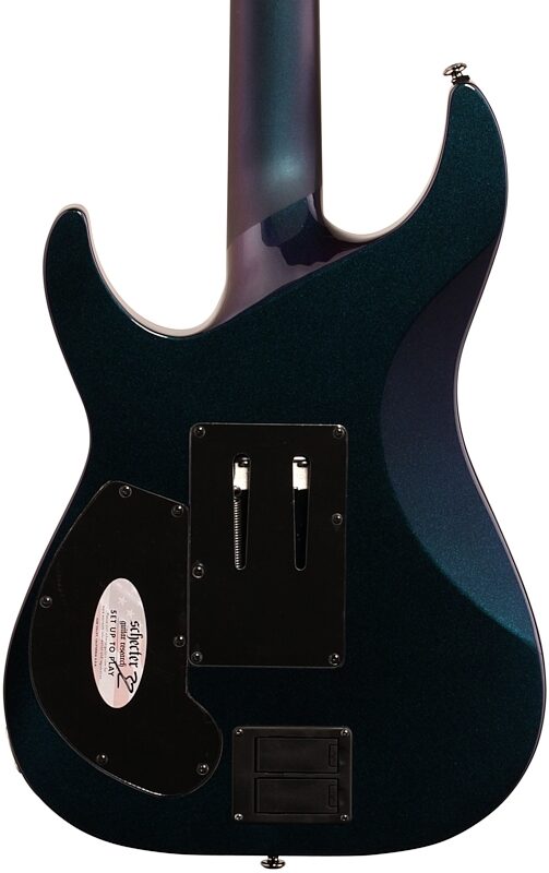 open zoom image for Schecter Hellraiser Hybrid C-1FRS Electric Guitar, Ultra Violet, Body Straight Back