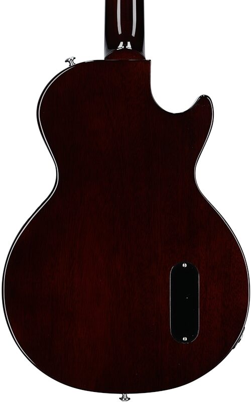 open zoom image for Gibson Les Paul Junior Vintage Left-Handed Electric Guitar (with Case), Tobacco Burst, Body Straight Back