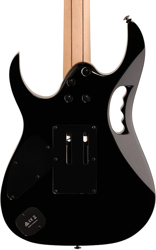 open zoom image for Ibanez JEM77P Electric Guitar (with Gig Bag), Blue Floral Pattern, Body Straight Back